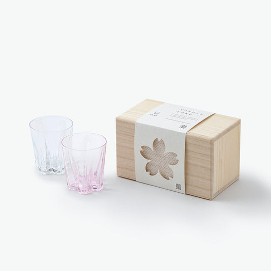 SAKURASAKU Sake Glass Set
