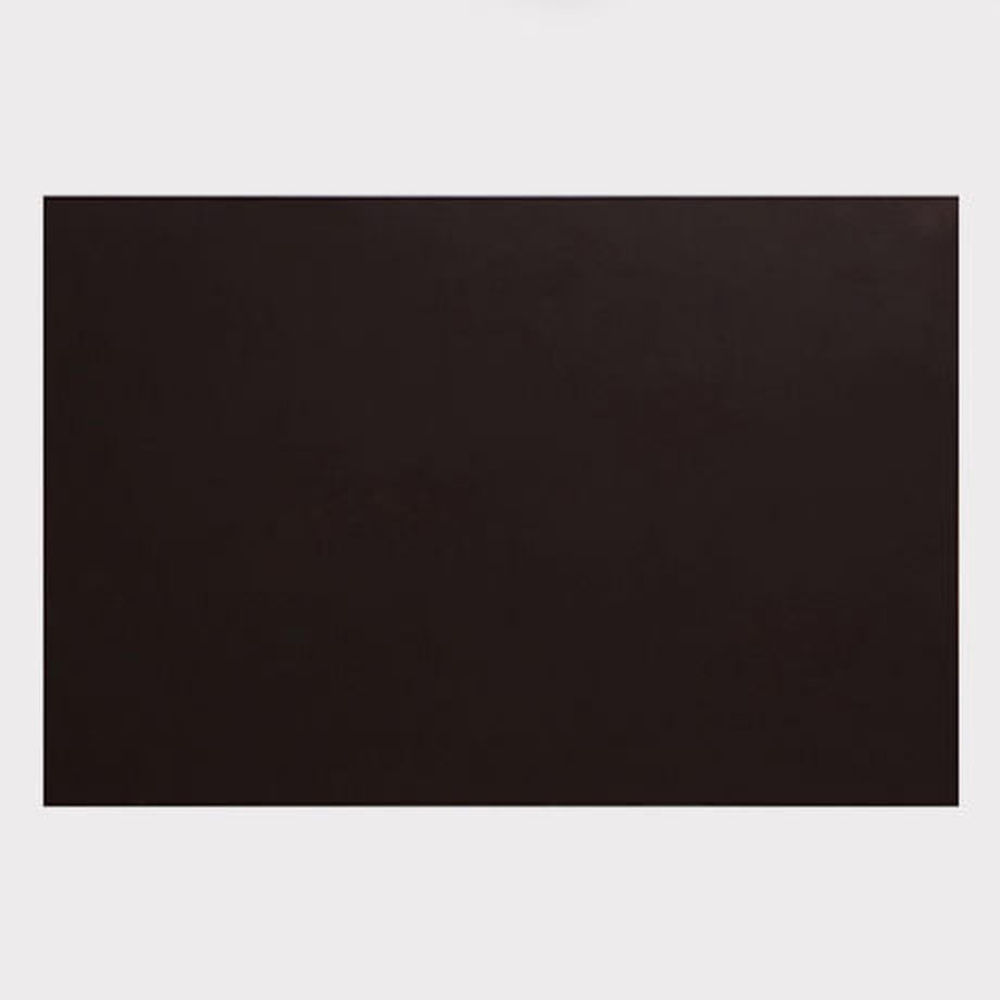LEATHER DESK MAT L, Dark Brown