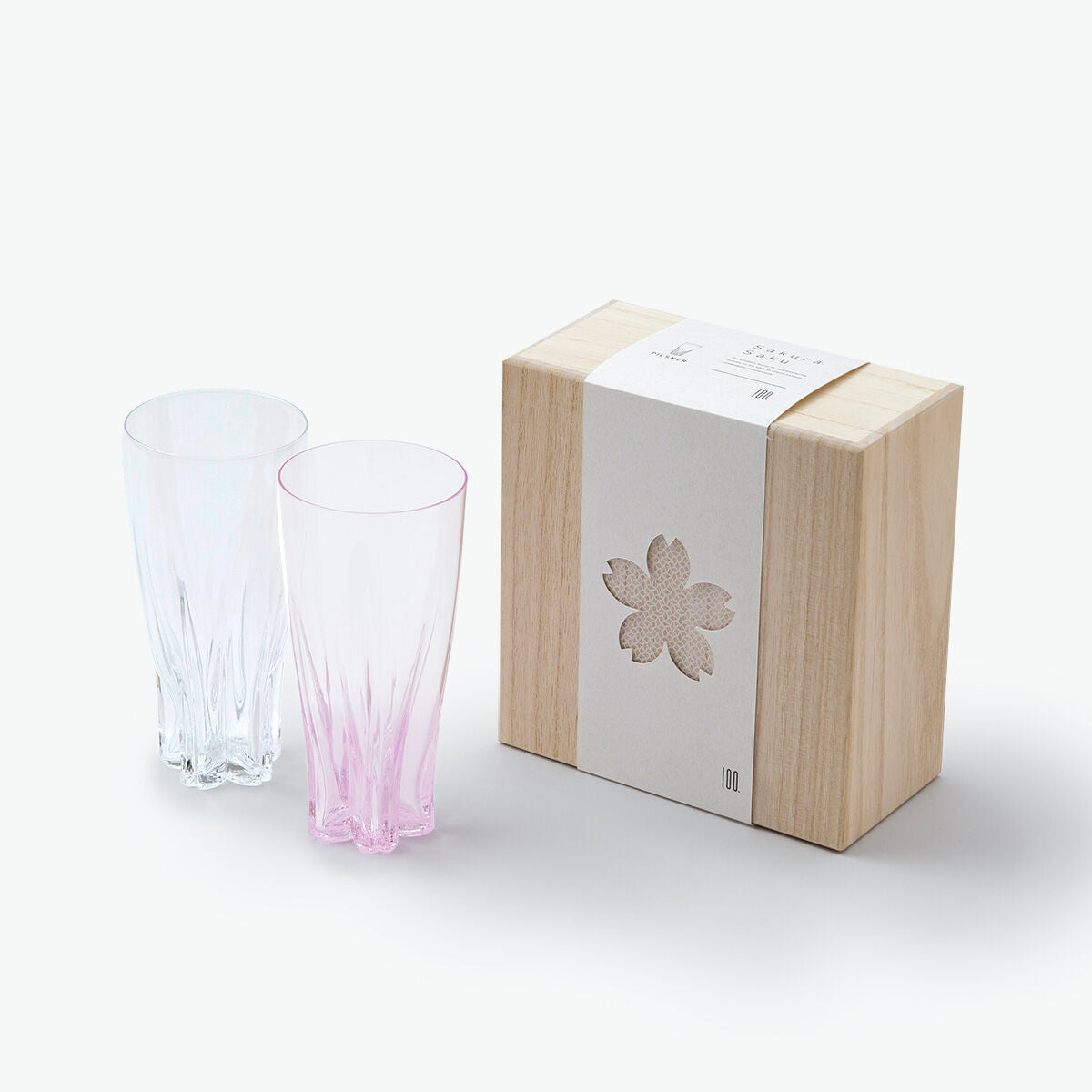 SAKURASAKU Pilsner Glass Set