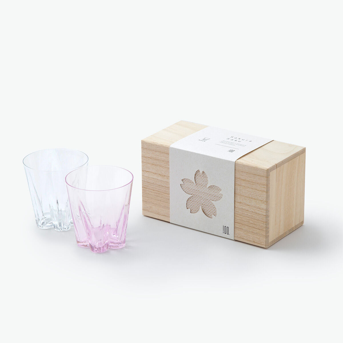 SAKURASAKU Rock Glass Set