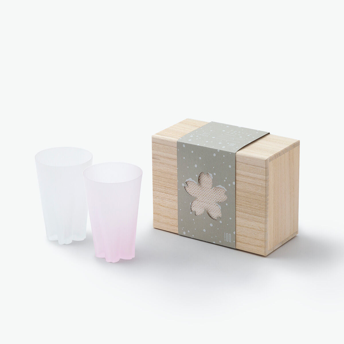 SAKURASAKU Frost Tumbler Glass Set